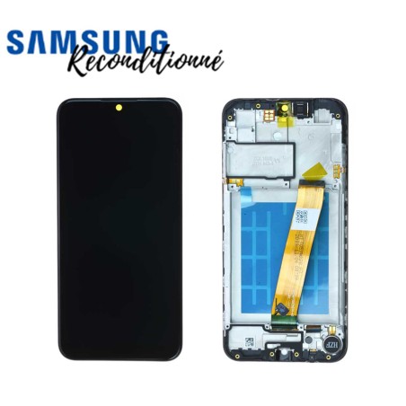 Ecran Complet reconditionné Samsung Galaxy A01 (A015F) (Avec Châssis) Noir
