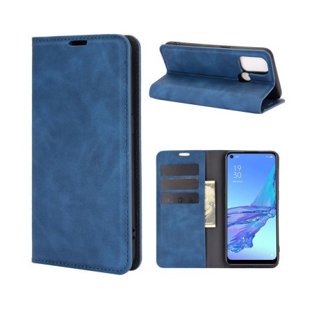 Pochette à rabat Bleu pour Oppo A53