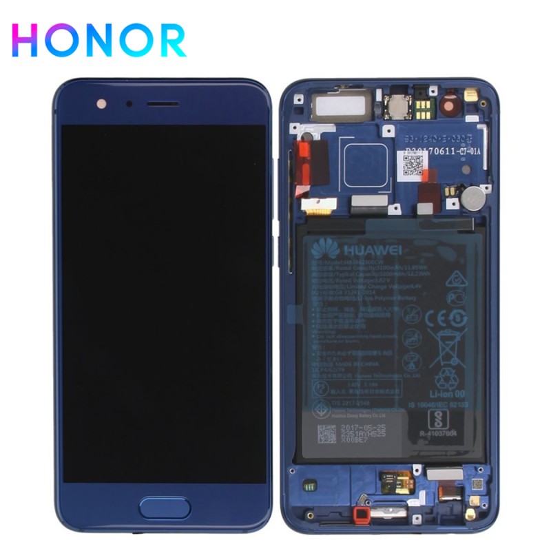 Ecran complet Honor 9 Bleu