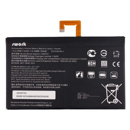 Batterie pour LENOVO TB2-X30F