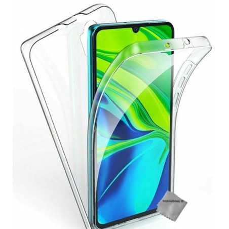 Coque 360° transparent souple pour Xiaomi Mi Note 10