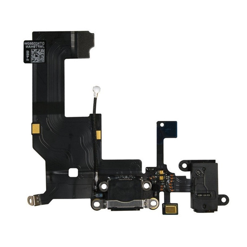 Connecteur de charge pour iPhone 5 Noir