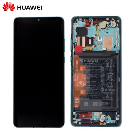 Ecran complet Huawei P30 Bleu Aurora