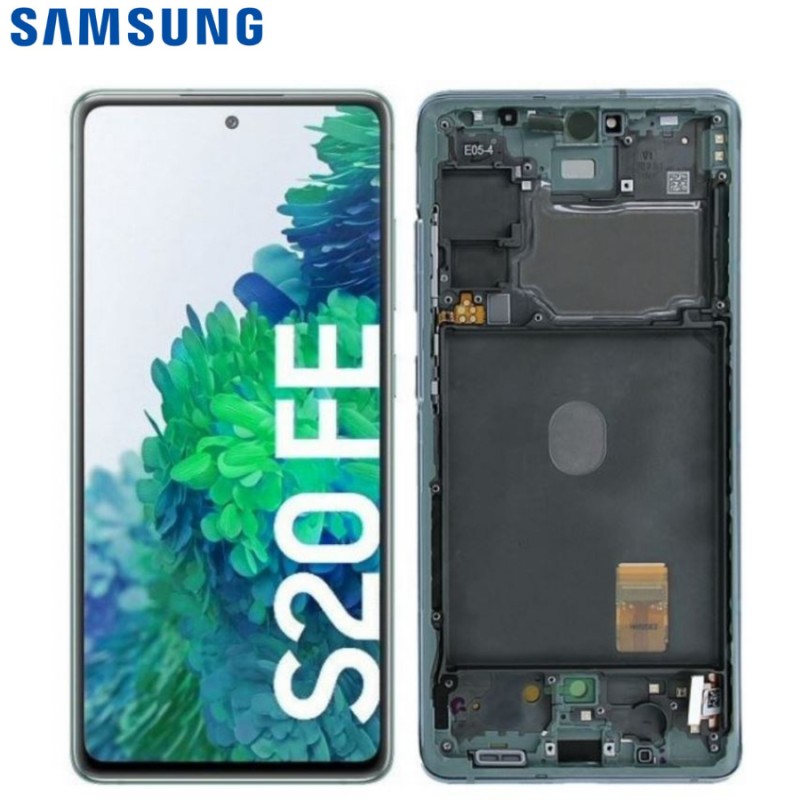 Ecran complet Samsung Galaxy S20 FE 4G/5G (G780F/G781B) Vert Menthe