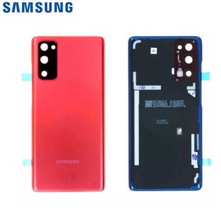 Cache arrière Samsung Galaxy S20 FE 4G/5G (G780F/G781B) Rouge