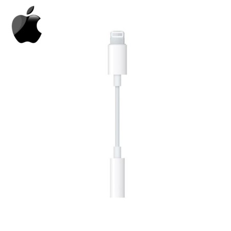 Adaptateur APPLE Lightning à mini-Jack 3,5mm Blanc