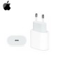 Chargeur Secteur Apple USB-C PD 20W Blanc Chargeur Secteur Apple USB-C PD 20W Blanc