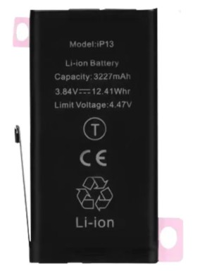 Batterie pour iPhone 13 (Ti) + Adhésif offert