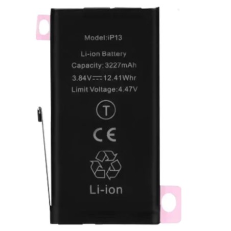 Batterie pour iPhone 13 (Ti) + Adhésif offert