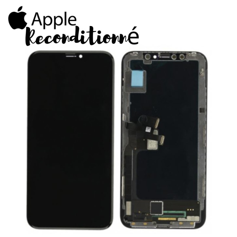 Ecran APPLE RECONDITIONNE iPhone X Noir + Adhésif offert