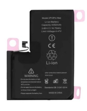 Batterie pour iPhone 13 Pro Max (Ti) + Adhésif offert