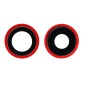 Lentille Caméra Arrière pour  iPhone 12/12 Mini Rouge