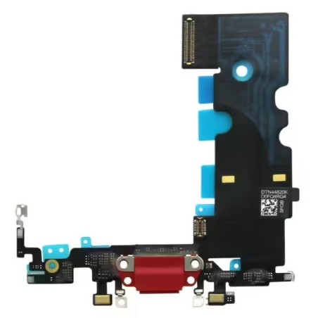 Connecteur de charge pour iPhone 8 / SE 2020 Rouge