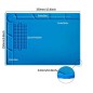 Tapis magnétique en silicone 35 x 25 cm BEST (S-130) Bleu