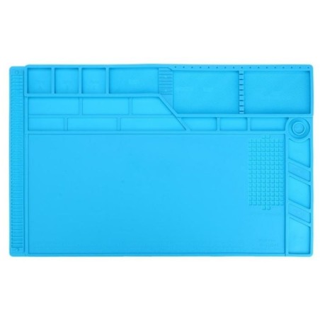 Tapis magnétique en silicone 55 x 35 cm Bleu