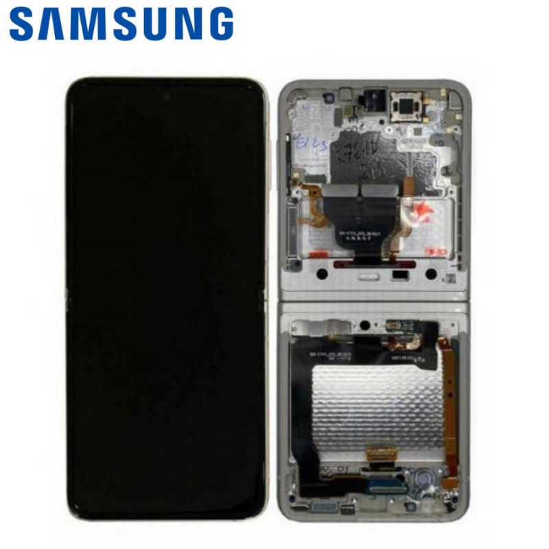 Ecran complet Samsung Galaxy Z Flip 3 5G (F711B) Argent