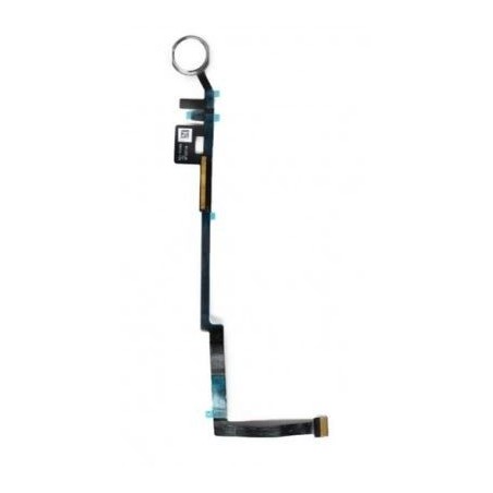 Bouton home complet pour iPad 5 & 6 Argent