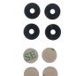 Lot de 4x Lentilles de caméra arrière pour Realme 8i 5G Noir