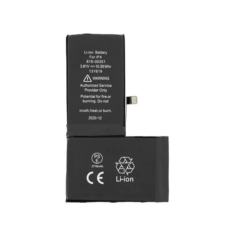 Batterie pour iPhone X (Ti) + adhésif offert
