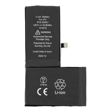 Batterie pour iPhone X (Ti) + adhésif offert
