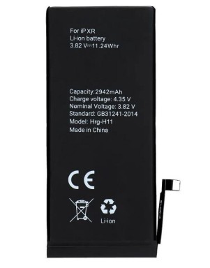 Batterie pour iPhone XR (Ti) + Adhésif offert
