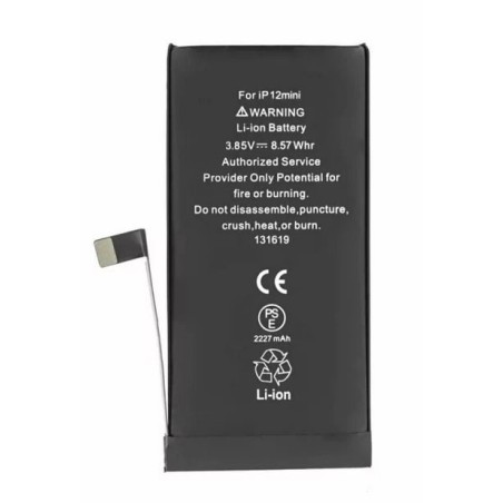 Batterie pour iPhone 12 mini (Ti) + Adhésif offert