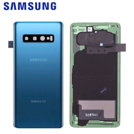 Vitre arrière Samsung Galaxy S10 (G973F) Bleu