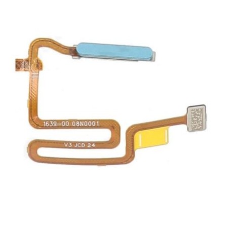 Nappe lecteur d'empreinte pour Oppo A16, A16s Bleu perlé