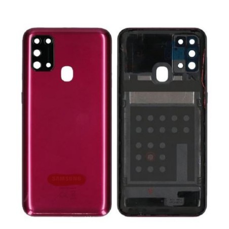 Vitre arrière pour Samsung Galaxy M31 (M315F) Rouge