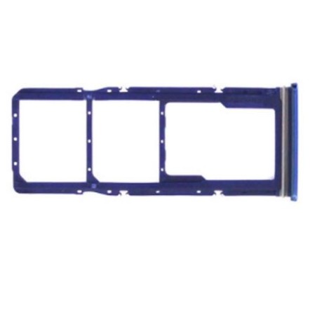 Tiroir sim pour Samsung Galaxy A9 2018 (A920F) Bleu