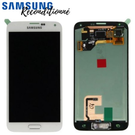 Ecran RECONDTIONNE Samsung Galaxy S5/S5+ (G900F/G901F) Blanc