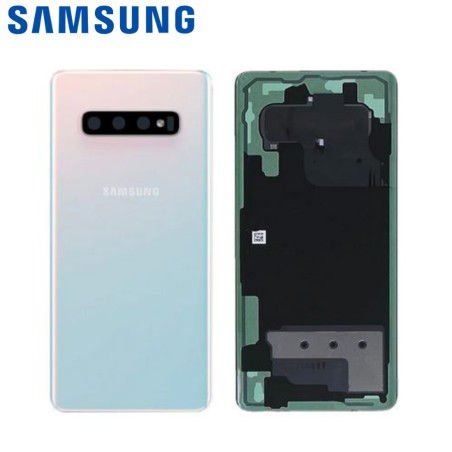 Vitre arrière Samsung Galaxy S10+ (G975F) Blanc