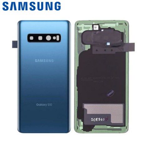 Vitre arrière Samsung Galaxy S10+ (G975F) Bleu