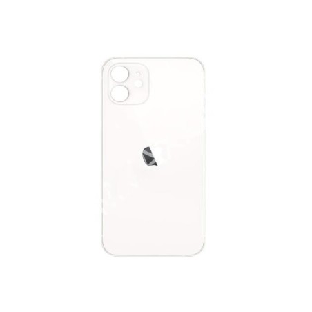Vitre arrière pour iPhone 12 Blanc