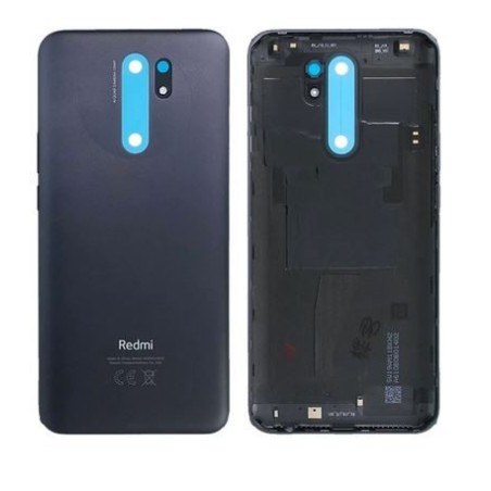 Vitre arrière pour Xiaomi Redmi 9 Gris Carbone