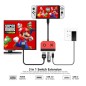 Dock 3en1 pour Nintendo Switch OLED Bleu