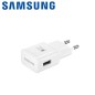 Chargeur Secteur SAMSUNG USB 15W Blanc Chargeur Secteur SAMSUNG USB 15W Blanc