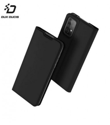 Etui Portefeuille Skin Pro Dux Ducis pour Samsung Galaxy A55 5G Noir