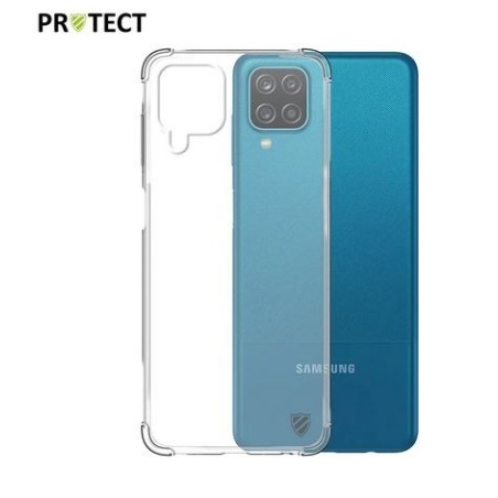 Coque Silicone Renforcée PROTECT pour Samsung Galaxy A12 Transparent