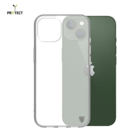Coque Silicone PROTECT pour iPhone 15 Transparent