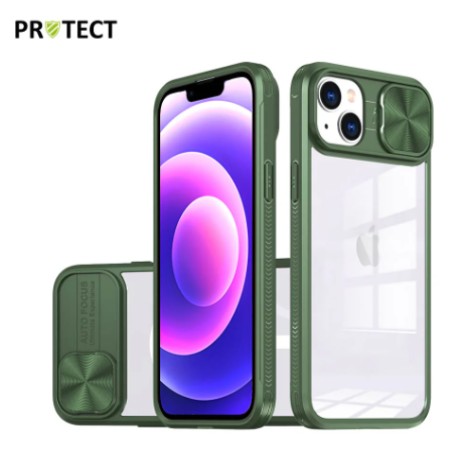 Coque de Protection IE PROTECT pour iPhone 15 Vert Fonce