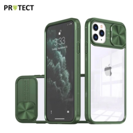 Coque de Protection IE PROTECT pour iPhone 14 Pro Vert Fonce