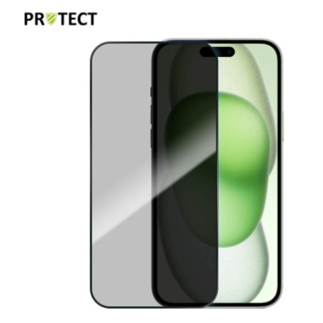 Verre trempé privacy PROTECT pour iPhone 15 Plus