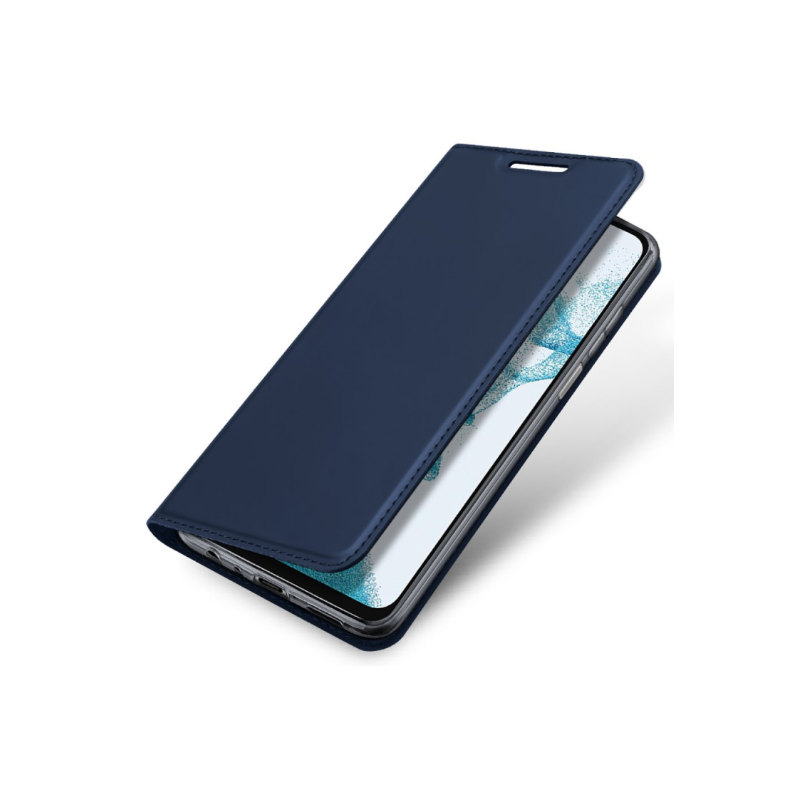 Etui Portefeuille Skin Pro Dux Ducis pour Samsung Galaxy A55 5G Bleu