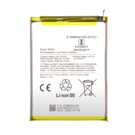 Batterie BN5H pour Xiaomi Poco M5