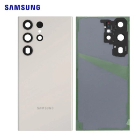 Vitre arrière Samsung Galaxy S23 Ultra (S918B) Crème