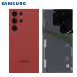 Vitre arrière Samsung Galaxy S23 Ultra (S918B) Rouge