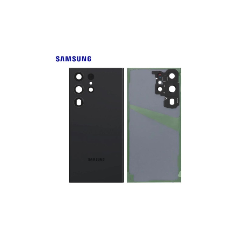 Vitre arrière Samsung Galaxy S23 Ultra (S918B) Noir