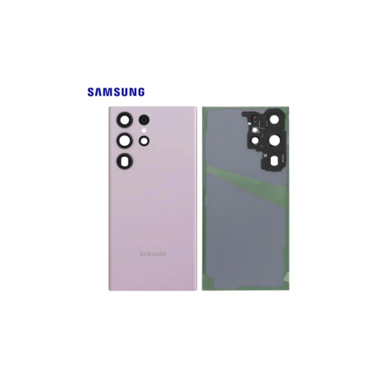 Vitre arrière Samsung Galaxy S23 Ultra (S918B) Lavande