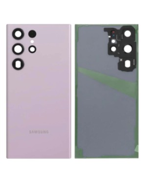 Vitre arrière pour Samsung Galaxy S23 Ultra (S918B) Lavande